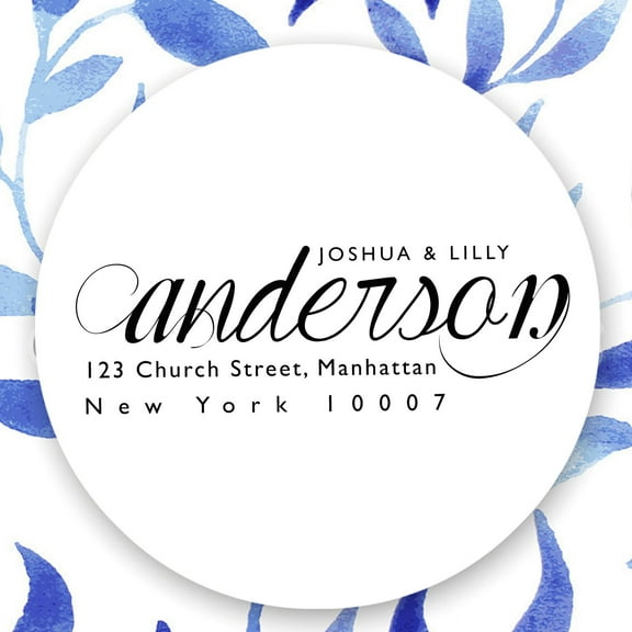 Custom Family Address Stamp Personalized Rubber Stamp Self Ink Return Address Engagement Gift