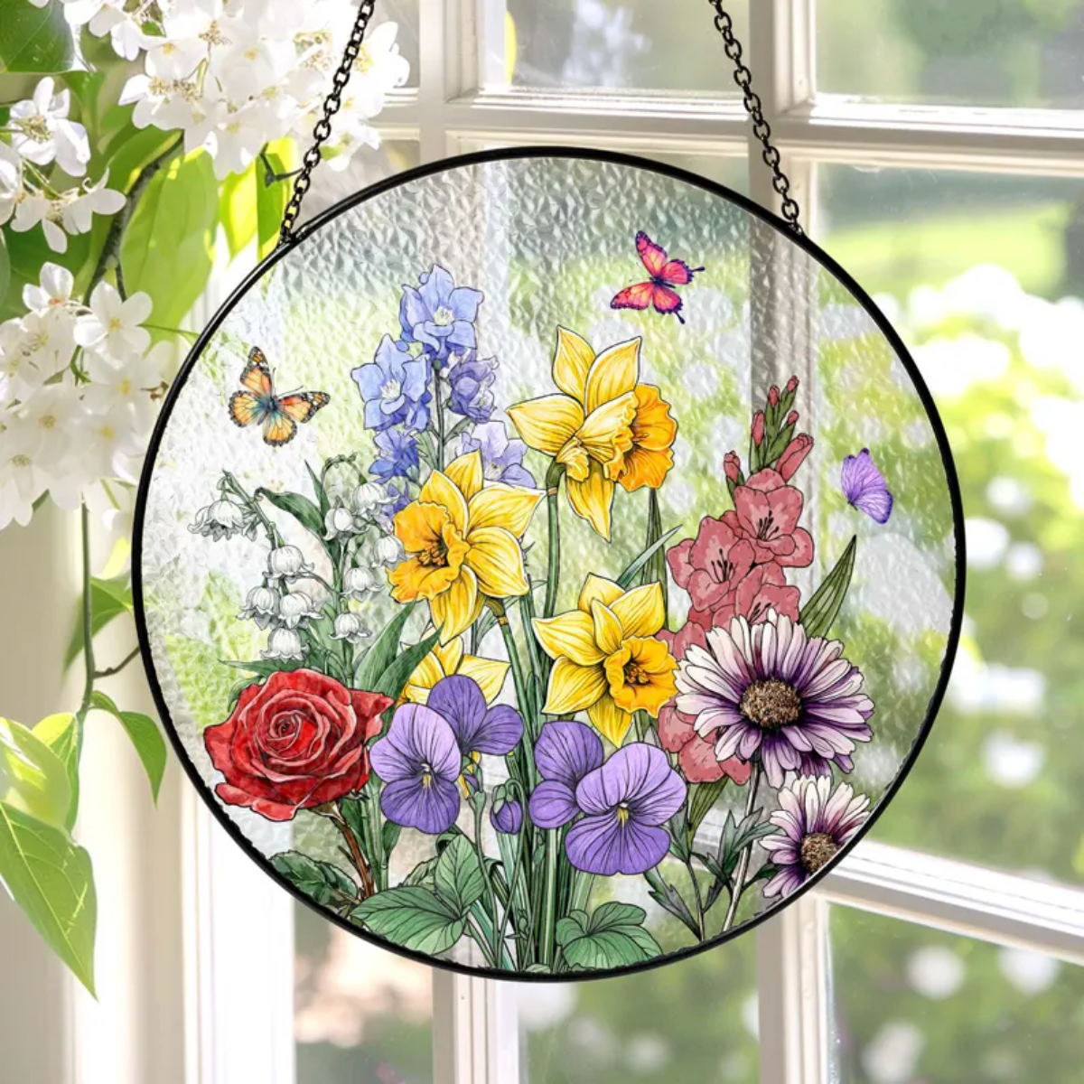 Sold Product Personalized 40th Ruby Wedding Anniversary Suncatcher 40th ...