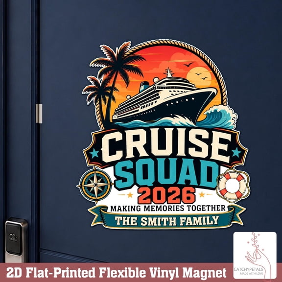 Custom Family Cruise Magnet Cruise Door Magnet Family Cruise Door Magnet Couples Cruise Magnet Cabin Door Decoration Family Keepsake