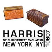 Custom Family Return Address Stamp Personalized Wood Mounted Rubber Stamp Enagagment Gift
