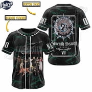 Custom Final Fantasy VII 7th Heaven Baseball Jersey