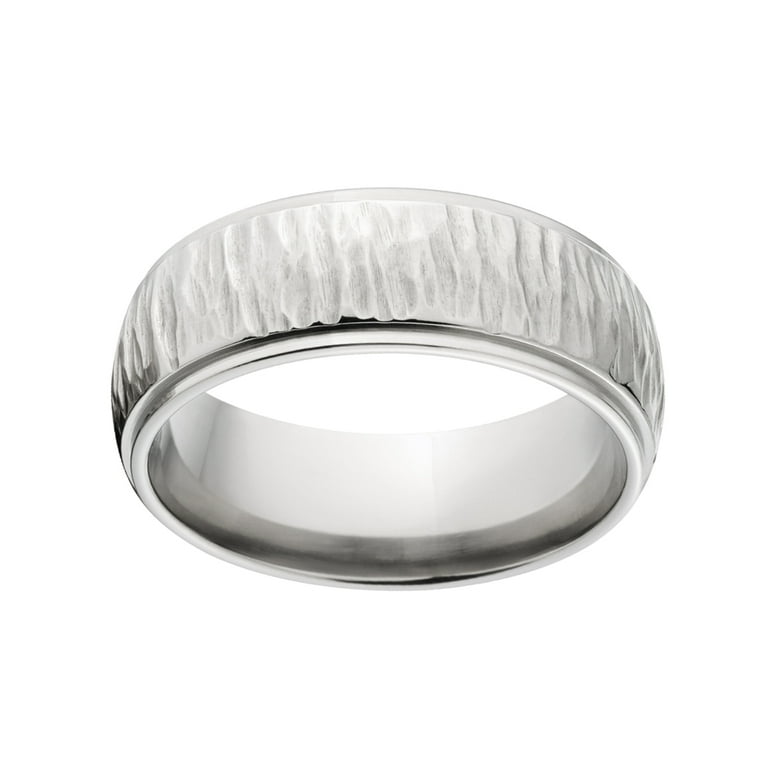 Custom steel deals rings