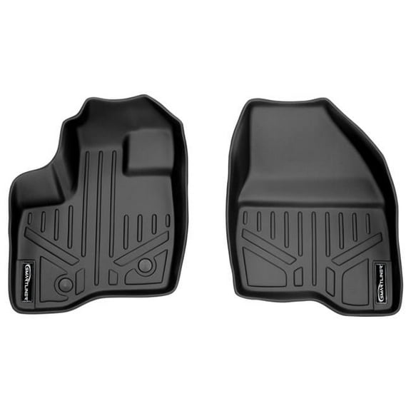 Custom Fit 1st Row Floor Mats Liner Set for 2011-2014 Ford Explorer - All Models, Black