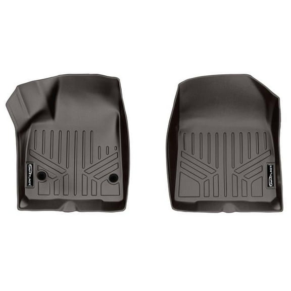 Custom Fit 1st Row Floor Mats Liner Set for 2019-2022 Chevrolet Blazer, Cocoa