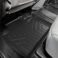 thumbnail image 1 of Custom Fit 2nd Row Floor Mat Liner Set for 2022-2023 Jeep Wagoneer Grand Wagoneer, Black, 1 of 1