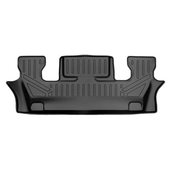 Custom Fit 3rd Row Floor Mats Liner with 2nd Row Bucket Seats for 2020-2021 Ford Explorer, Black