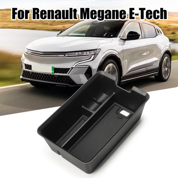 Custom Fit Armrest Box Storage for Megane E Tech 2022+ Console Area