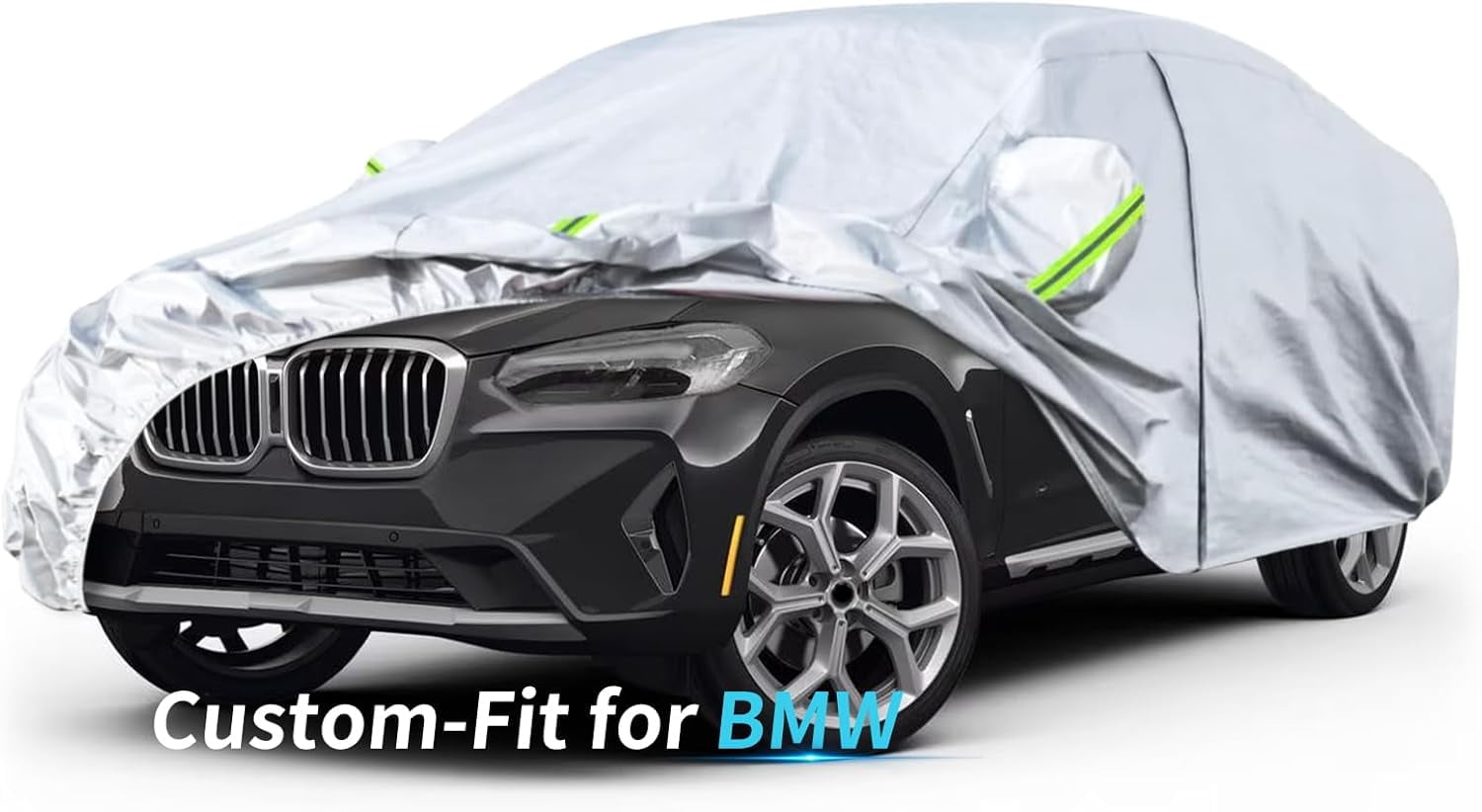 Custom-Fit for BMW Car Cover, 7 Layers Car Cover Waterproof All Weather ...