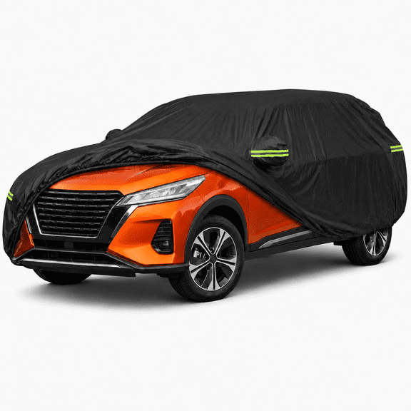 Custom Fit Car Cover for Nissan Kicks,Waterproof Dustproof Stain‑Resistant UV Protection, Anti‑Cat Scratch, Lightweight Foldable Full SUV Cover