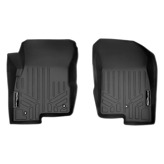 Custom Fit Floor Mats 1st Row Liner Set, Black