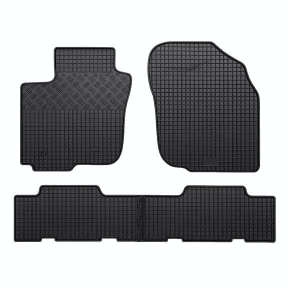Custom Fit Floor Mats for 2006-2012 Toyota RAV4 Heavy Duty, All Weather Floor Liner Front and 2nd Row Full Set (Rubber, Black)