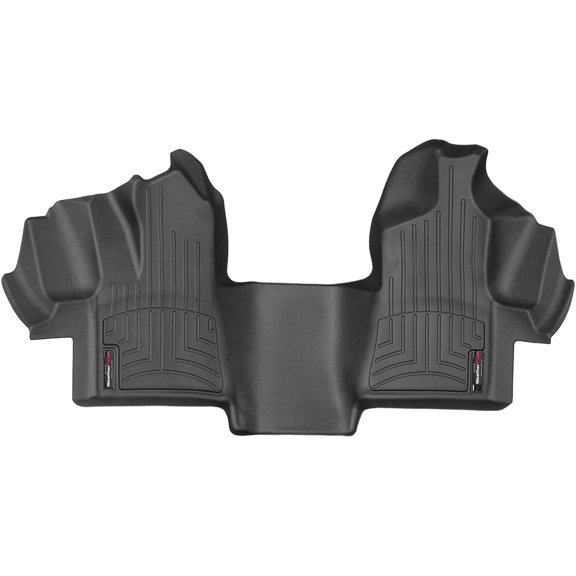 Custom Fit FloorLiners for Ford Transit - 1st Row - Over The Hump (447391), Black