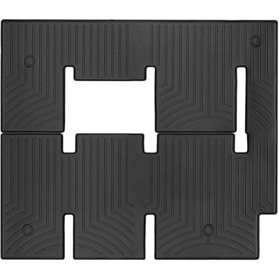 Custom Fit FloorLiners for Ford Transit, Transit, Transit - 2nd/3rd Row (445995), Black