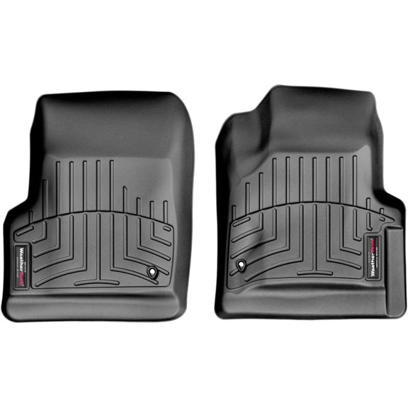 Custom Fit FloorLiners for Jeep Wrangler 2-Door, Wrangler Unlimited 2-Door, 1st Row (440421), Black