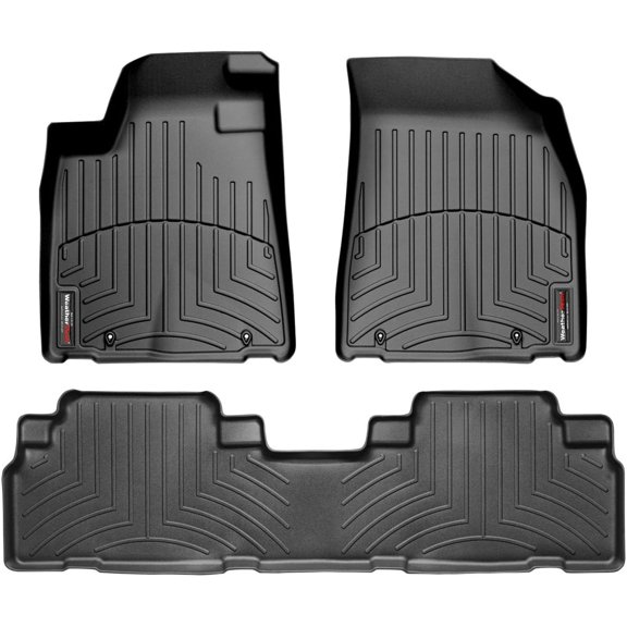 Custom Fit FloorLiners for Lexus RX, RX, 1st & 2nd Row (44229 - 1 - 2), Black