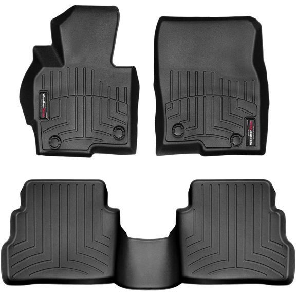 Custom Fit FloorLiners for Mazda CX-5-1st & 2nd Row (44419-1-2), Black