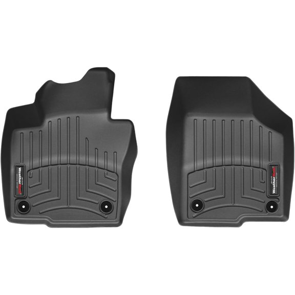 Custom Fit FloorLiners for VW Jetta, Jetta GLI, Beetle - 1st Row (443381), Black