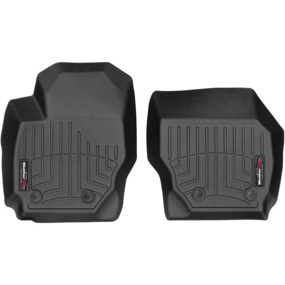 Custom Fit FloorLiners for Volvo XC70, V70, S80-1st Row (442321), Black