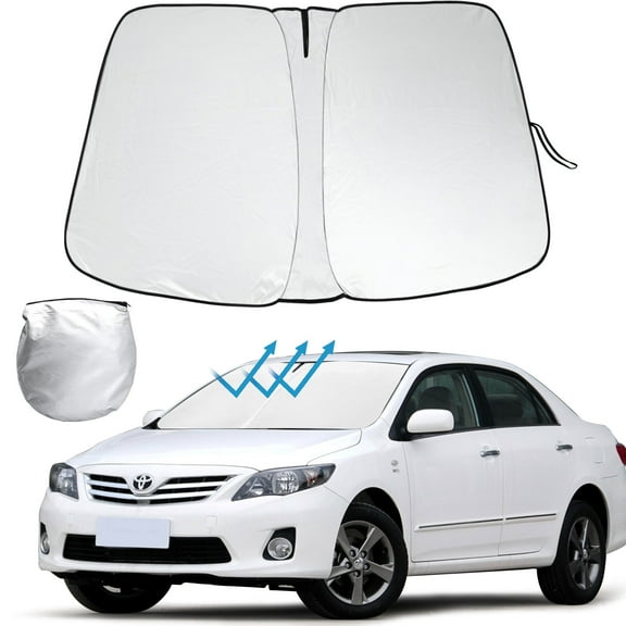 Custom Fit For 2019-2023 Toyota Corolla Front Windshield Sun Shade Foldable Cover