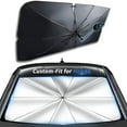 thumbnail image 1 of Custom-Fit for Honda Windshield Sun Shade Umbrella, UV Block Car Front Window with 360°Rotation Bendable Handle, Designed for Honda Accessories (for Honda Fit) C80, 1 of 3