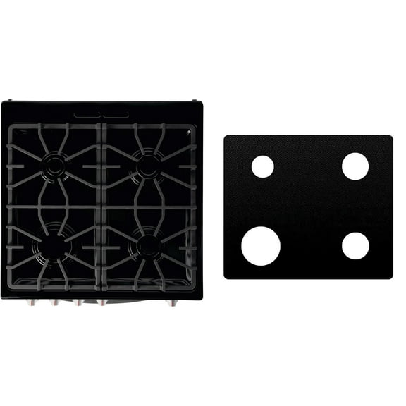 Custom Fit Reusable Burner Liner for Frigidaire Gas Range Stove Protect Your Stovetop with this Splatter Guard Cover - FFGH2422UW