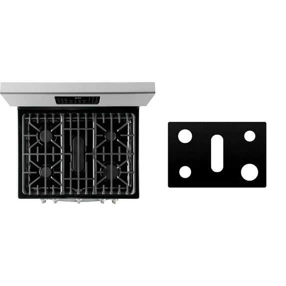 Custom Fit Reusable Burner Liner for Frigidaire Gas Range Stove Protect Your Stovetop with this Splatter Guard Cover - GCFG3060BF