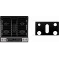 thumbnail image 1 of Custom Fit Reusable Gas Stove Burner Liner for General Electric GE JGS650SEFSS - Non-Stick PTFE Stovetop Protector Cover, 1 of 1