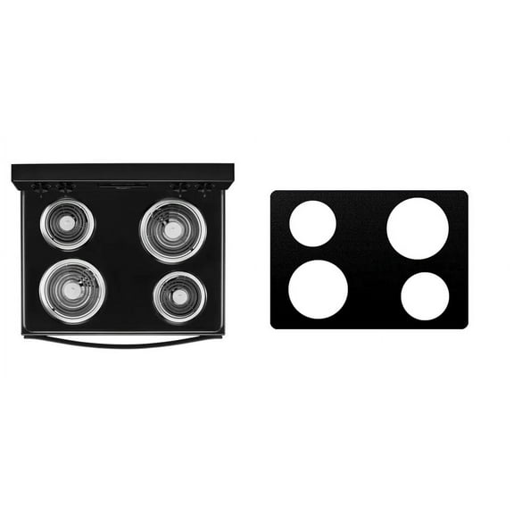 Custom Fit Reusable Burner Liner for Whirlpool Gas Range Stove Protect Your Stovetop with this Splatter Guard Cover - WFC310S0EW