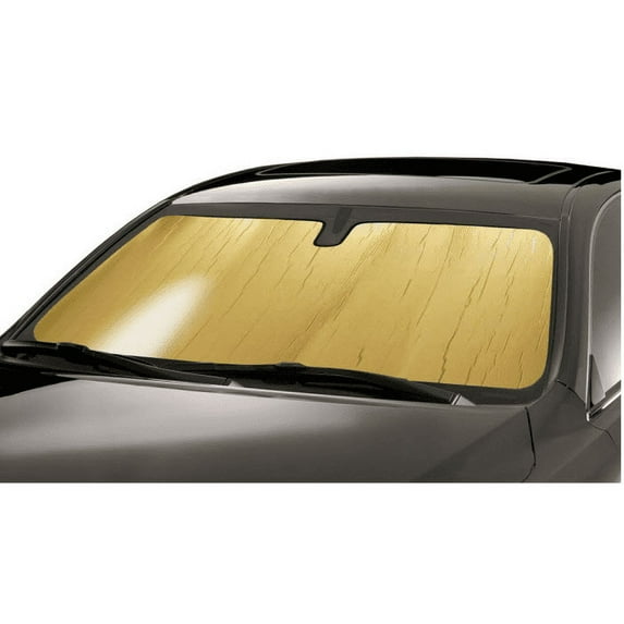 Custom-Fit Roll-up Gold Sunshade by Introtech Fits MERCEDES CLS Class 06-11 CLS550/63/500/55 (W219) MD-30
