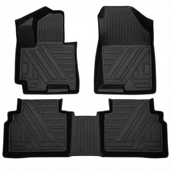 Custom Fit TPE Floor Mats for 2023 -2026 Kia Sportage( Not for Hybrid/Phev )- Waterproof Non Slip Heavy Duty All Weather Liners Front & Rear - Black