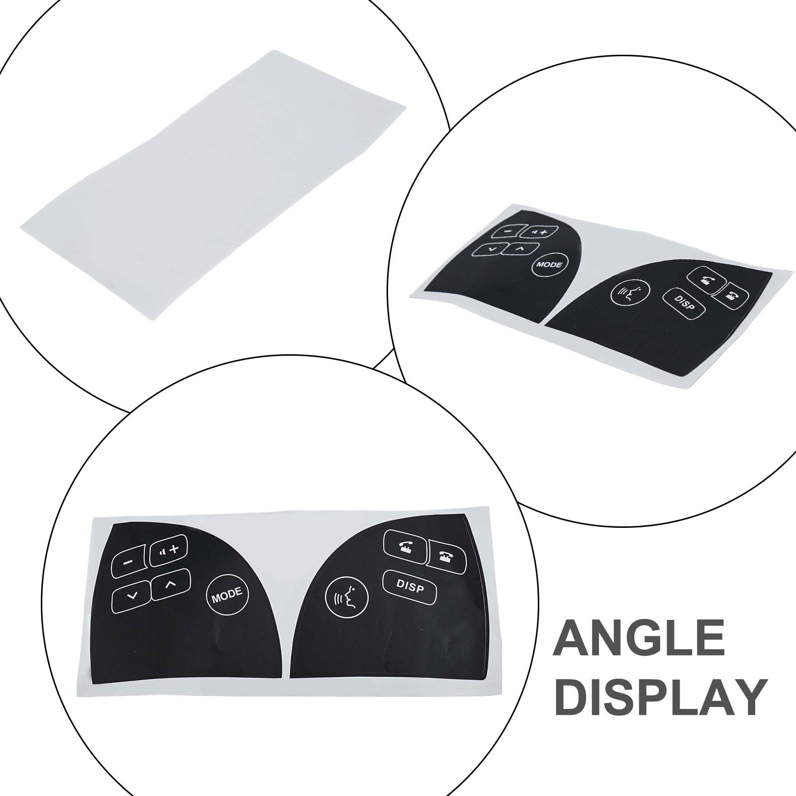 Custom Fit Vinyl Decals For For Lexus Es350 Steering Wheel Controls ...