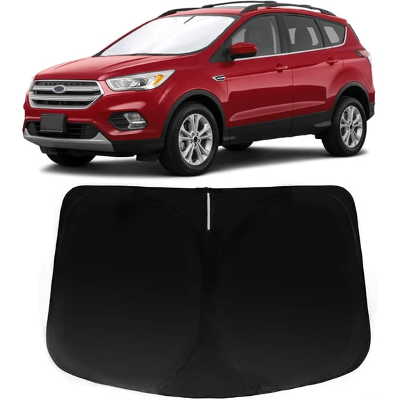 Custom Fit Windshield Sun Shade for Ford Escape 2020-2026, Blocks UV & Heat, Front Window Sunshade Accessorie, Easy Fold & Store Keep Your Car Cooler