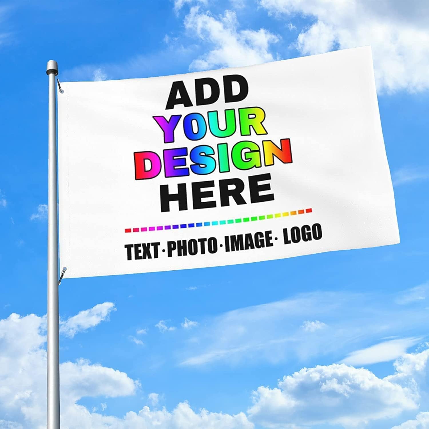 Custom Flags Design Your Own Text Logo Photo - Custom Flags Design Your Own Text Logo Photo One Side Custom Flag Customizable Gifts Personalized Flag Custom Flag 3X5Ft S238 6b668887 C427 4a41 998a A915d6fbb192.e875b0f8368d229263894614f5b5ac91 