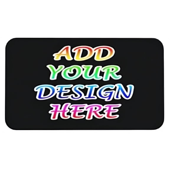 Custom Floor Mat Personalized Photo Text Indoor Rug