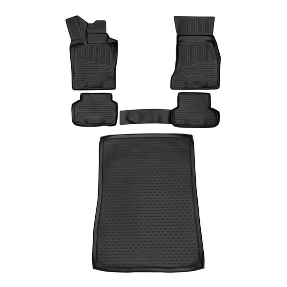 Custom Floor Mats & Cargo Liners for BMW 7 Series G12 Sedan 2016-2022 TPE Black