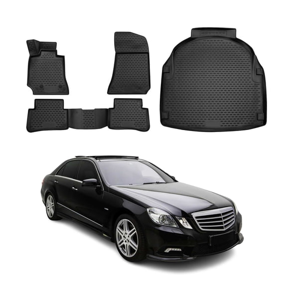 Custom Floor Mats & Cargo Liners for Mercedes E Class W212 Avantgard 2010-2016