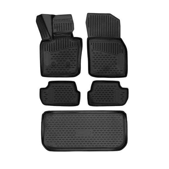 Custom Floor Mats & Cargo Liners for Mini Cooper Hardtop 2014-2023 Black 5 Pcs