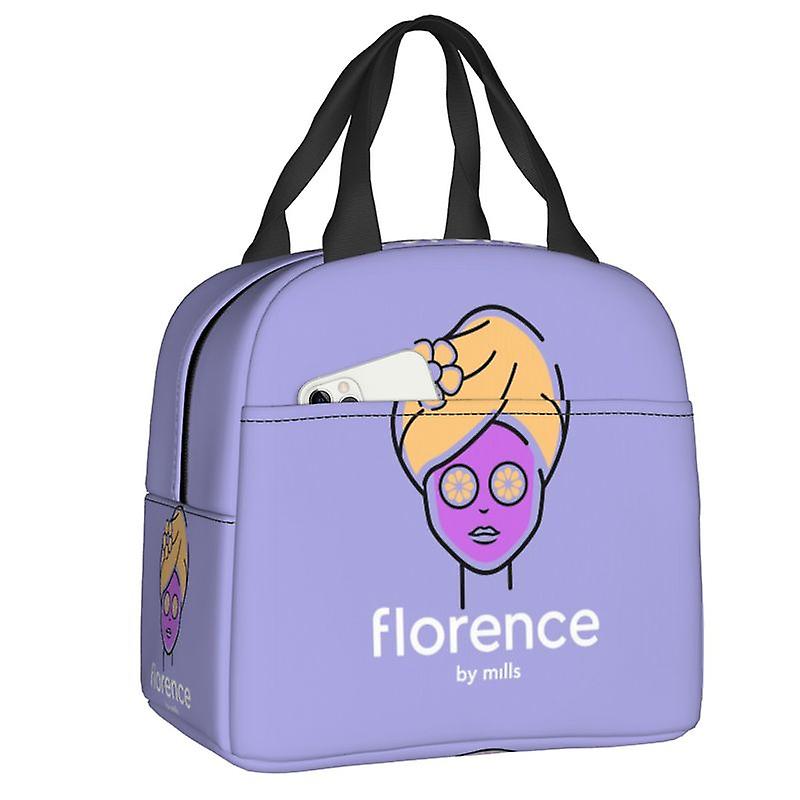 Custom Florence By Mills Lunch Bag Men Women Warm Cooler Insulated