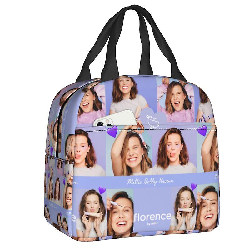 Custom Florence By Mills Lunch Bag Men Women Warm Cooler Insulated