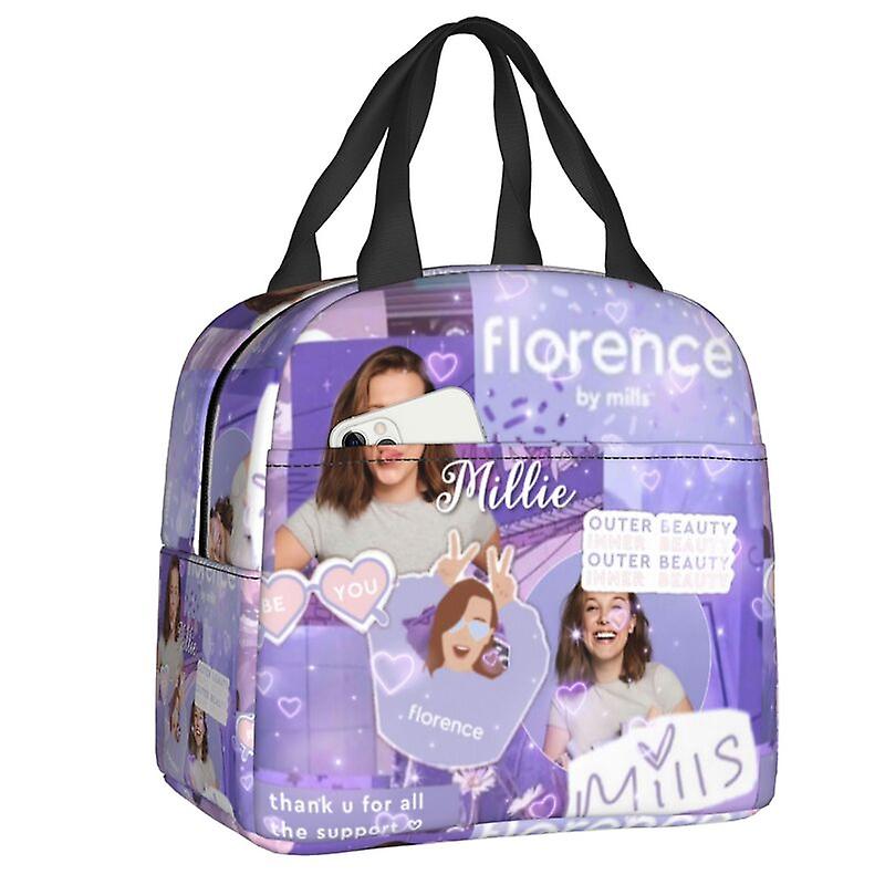 Custom Florence By Mills Lunch Bag Men Women Warm Cooler Insulated