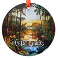 thumbnail image 1 of Custom Florida Everglades Ornament | Faux | Unique Souvenir |Vacation Travel Gift | Holiday |Christmas Decor, Holiday Keepsake, Xmas Tree Hanging Decoration, Seasonal Gift Idea, Co, 1 of 5