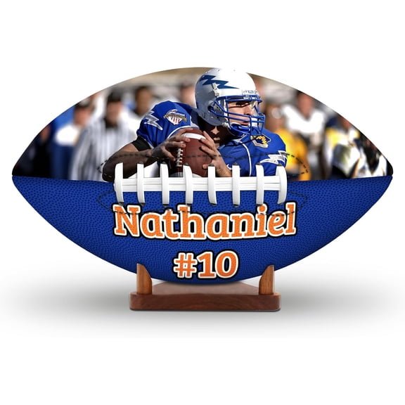Custom Football Class of 2026 Graduation Gift for Him  Personalized Football with Name, Logo or Photo  Official, Junior & Mini Sizes  Gift for Coach, Player, Dad or Trophy