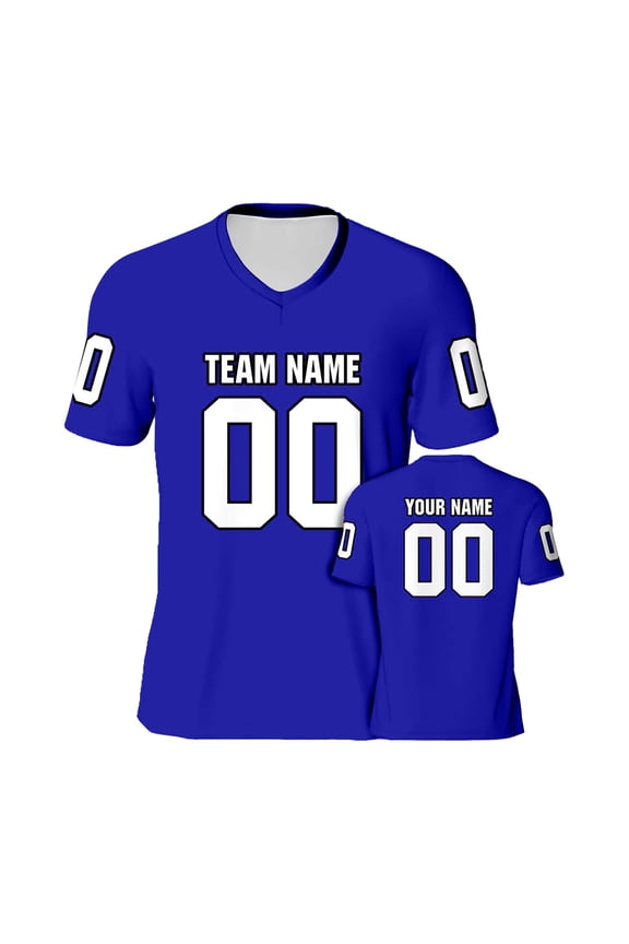 Custom Football For Men Women TeamName Number Football Customized Sport Shirt Fans