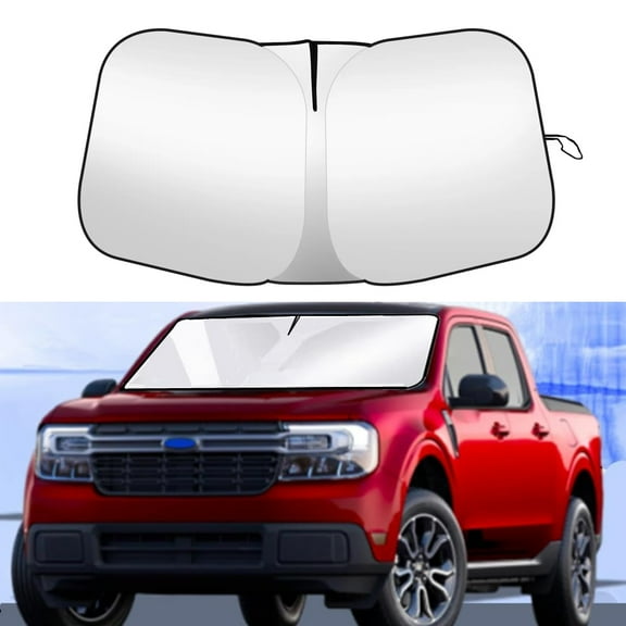 Custom For Ford Maverick 2022-2025 Foldable Sun Shade Visor Windshield Cover UV Protect