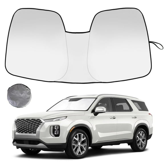 Custom For Hyundai Palisade 2020-2025 Windshield Sun Cover Foldable Sunshade Blocks UV