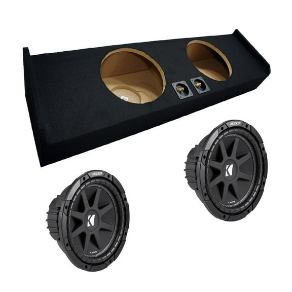 Custom Ford F-150 Super Crew 09-12 Truck Dual 12" Truck C12 Subwoofer Box New