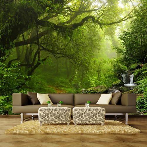 Custom Forest Peel and Stick Wall Murals 3D Forest Wallpaper Nature