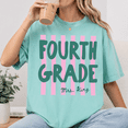thumbnail image 1 of Custom Fourth Grade Teacher Comfort Colors Shirt, Personalized Mrs Teacher Tee, Back To School Gift For Elementary 4th Grade Teacher, 1 of 6