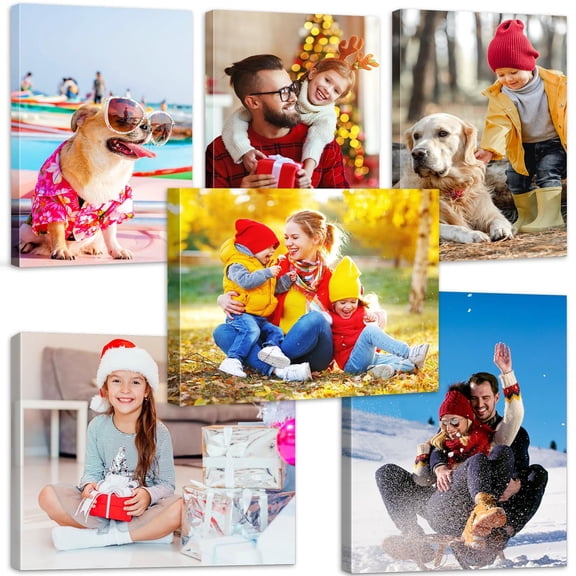 Custom Framed Canvas Prints Your Photos - Photo On Canvas (Framed 11X14) Transform Your Photos into Stunning Framed Wall Art Digitally Printed Photo To Canvas Ideal for Home Decor Gifts Keepsakes