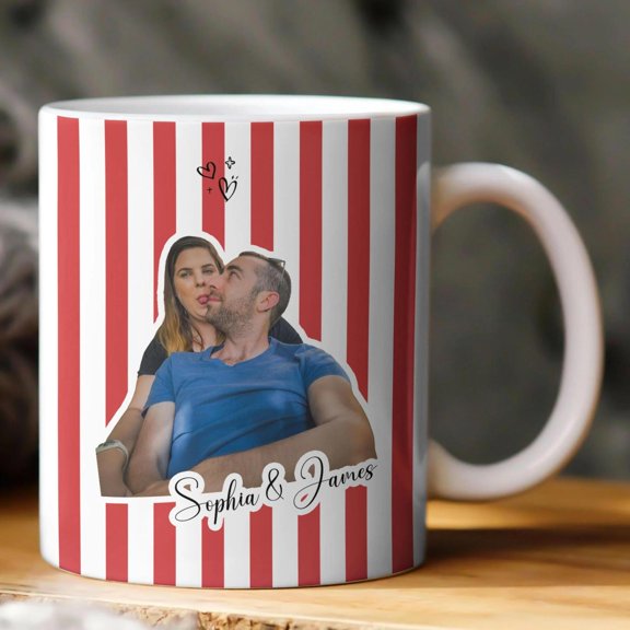 Custom Funny Couple Face, AURORAVALLEY, 11oz-15oz Mug